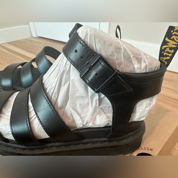 Dr. Martens BLAIRE WOMEN'S BRANDO LEATHER STRAP SANDALS - Women’s Size 9 - Picture 5 of 5